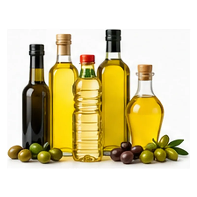 Bottles of cooking oil